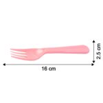 Plastic Fork Spoon,  Baby Fork Spoon Dessert Spoon (5pc set) - Image 6