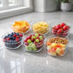 Multipurpose Transparent Serving & Storage Bowls Set (6 Pc Set) - Image 3