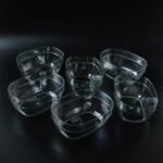Multipurpose Transparent Serving & Storage Bowls Set (6 Pc Set) - Image 7