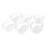 Multipurpose Transparent Serving & Storage Bowls Set (6 Pc Set) - Image 5
