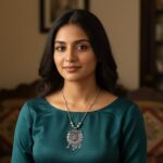 Antique Silver-Tone Oxidized Floral Medallion Pendant Necklace (1 Pc) - Image 3