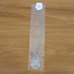 Elegant Peacock Design Oxidised Silver Finish Pendant Necklace (1 Pc) - Image 8