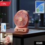 Portable USB Rechargeable Desk Fan (1 Pc) - Image 2