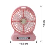 Portable USB Rechargeable Desk Fan (1 Pc) - Image 6