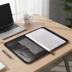 Aerotix A4 Portfolio File Zipper – 20 Leaf Professional Document Organizer Folder - Image 4