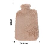 PVC Hot Water Bag with Soft Fur Cover (1 Pc) - Image 7