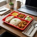 32 × 25 Cm Multipurpose Compartment Serving Tray (1 Pc) - Image 8