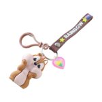 Cute Cartoon Animal Silicone Keychain with “Rainbow” Strap (1 Pc) - Image 5