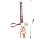 Cute Cartoon Animal Silicone Keychain with “Rainbow” Strap (1 Pc) - Image 6