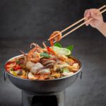 Premium Reusable Bamboo Chopsticks Set (Set of 5 Pair) - Image 4