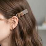 Elegant Bow Design Decorative Hair Clip Set (5 Pc) - Image 4