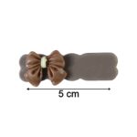 Elegant Bow Design Decorative Hair Clip Set (5 Pc) - Image 6