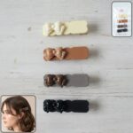 Elegant Bow Design Hair Clips Set