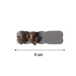 Elegant Bow Design Hair Clips Set (4 Pc) - Image 6