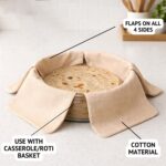 Pure Cotton Roti Mate Cloth, Round roti Cover (51 × 51 Cm, 1 Pc) - Image 3