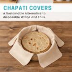 Pure Cotton Roti Mate Cloth, Round roti Cover (51 × 51 Cm, 1 Pc) - Image 6