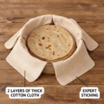 Multipurpose Cotton Roti Cloth Cover, Round Roti Cover  (51 x 51 cm, Pack of 2 ) - Image 8