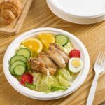 Vegnar Disposable Round Food Serving Plate (10 Pc) - Image 3