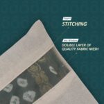 Zip Closure Saree Storage Bag (14.5x16.5 cm, Pack of 6) - Image 8