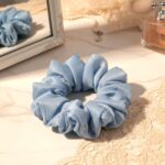 Elegant Soft Fabric Hair Scrunchie (1 Pc) - Image 3
