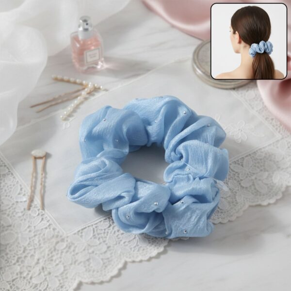 Elegant Soft Fabric Hair Scrunchie (1 Pc)