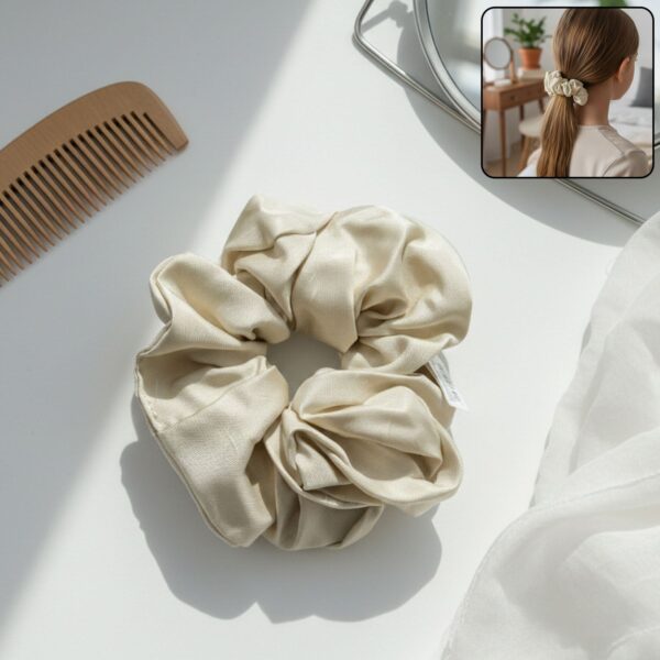 Premium Soft Fabric Hair Scrunchie (1 P)