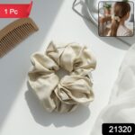 Premium Soft Fabric Hair Scrunchie (1 P) - Image 2
