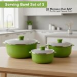 Signature Multipurpose Kitchen Serving Bowl (1000ML,1400ML,2200ML,3 Pc Set) - Image 4
