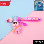 Cute Cartoon Character Rainbow Strap Keychain (1 Pc) - Image 2