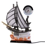 Decorative Ship Shape Clock Lamp (1 Pc) - Image 5