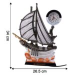 Decorative Ship Shape Clock Lamp (1 Pc) - Image 6
