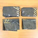 black thank you printed carry bags mix size (4 Pc Set) - Image 7