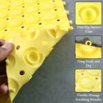 Multipurpose Anti-Slip Bathroom Massage Mat with Suction Cups (33 × 21 cm) - Image 3