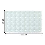 Anti-Slip Bathroom Massage Mat with Suction Cups (33 × 21 cm / 4 Pc) - Image 6