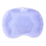 Purple Silicone Bath Massage Cushion – Suction Cup Exfoliating Foot Scrubber & Mat - Image 5