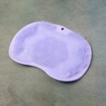 Purple Silicone Bath Massage Cushion – Suction Cup Exfoliating Foot Scrubber & Mat - Image 6