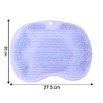 Purple Silicone Bath Massage Cushion – Suction Cup Exfoliating Foot Scrubber & Mat - Image 8