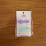 Cute Mini Spade & Leaf Shape Hair Clip Set (2 Pc) - Image 9