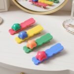 Colorful Star Design Decorative Hair Clip Set (4 Pc) - Image 8