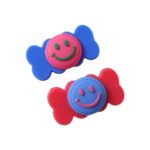 Colorful Smiley Candy Design Decorative Hair Clip Set (4 Pc) - Image 5