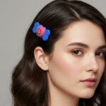 Colorful Smiley Candy Design Decorative Hair Clip Set (4 Pc) - Image 3