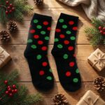 Stylish Polka Dot Socks for Men and Women (1 Set) - Image 6