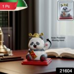 Solar Powered Moving Hand Panda Showpiece (1 Pc) - Image 2