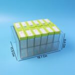 Classic Transparent Spice Rack with Stand – 12 Piece - Image 4