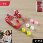 Cartoon Character Wired In-Ear Earphones (1 Set) - Image 2