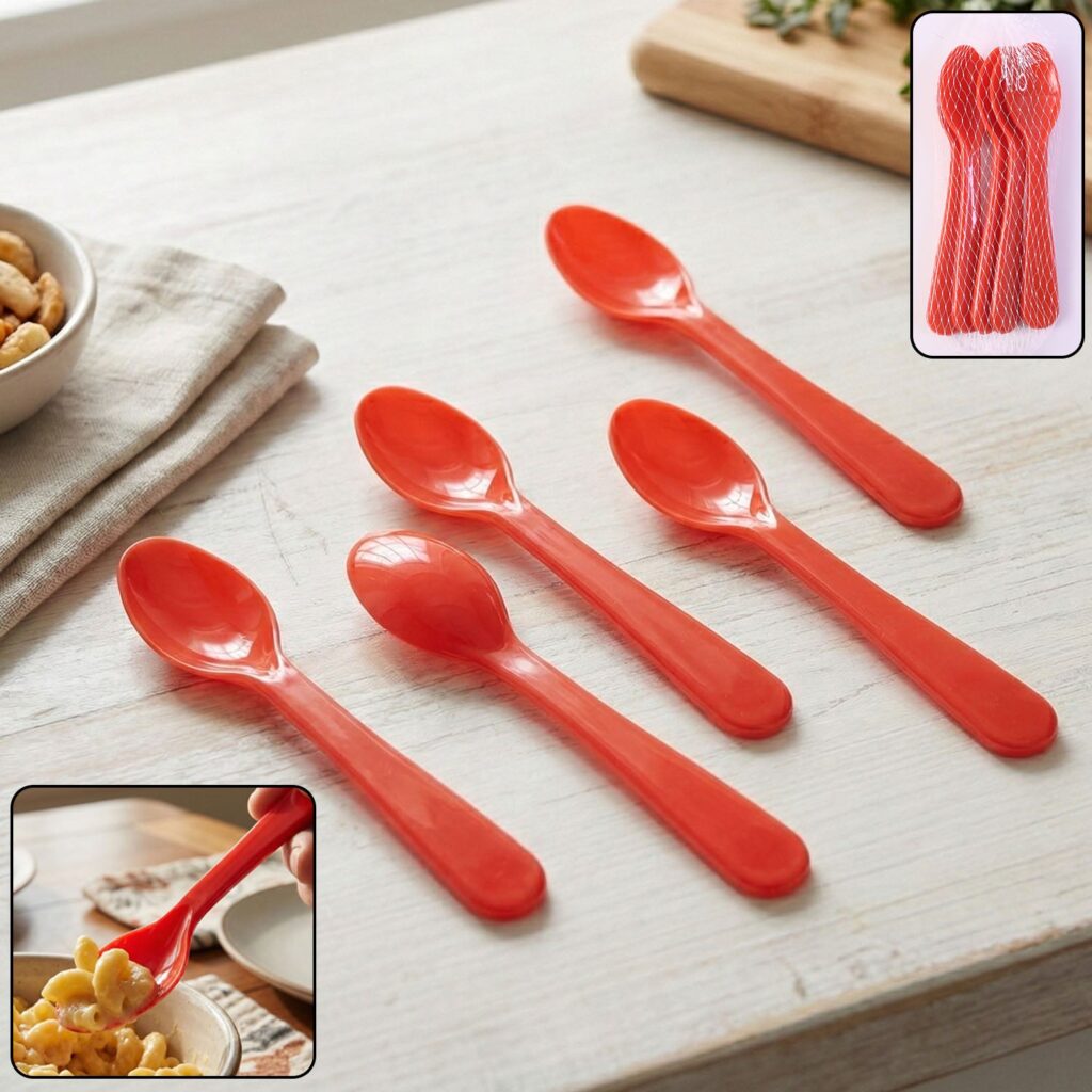 Heat Resistant Plastic Spoon Set