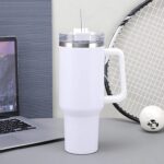 Premium Stainless Steel Vacuum Insulated Travel Mug Tumbler  (890ML / 1 Pc / Mix Color) - Image 3