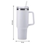 890 ML Insulated Stainless-Steel Travel Tumbler White Color (1 Pc ) - Image 6