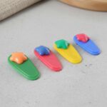 Colorful Star Design Decorative Hair Clip Set (4 Pc) - Image 8