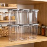 Plastic Multipurpose Kitchen Storage / fridge Container (1200 ML, 6 Pc) - Image 4